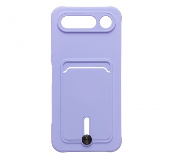 Чехол-накладка - SC304 с картхолдером для "Tecno Spark 50 5G" (light violet) (245049)#2166455