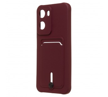 Чехол-накладка - SC304 с картхолдером для "Xiaomi Redmi 15A 5G" (bordo) (245085)#2166440