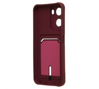 Чехол-накладка - SC304 с картхолдером для "Xiaomi Redmi 15A 5G" (bordo) (245085)#2166439