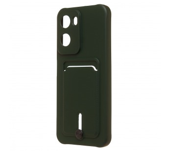 Чехол-накладка - SC304 с картхолдером для "Xiaomi Redmi 15A 5G" (dark green) (245087)#2166499