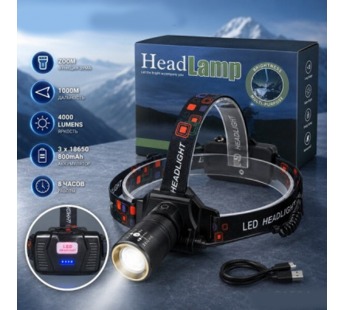 Налобный Светодиодный фонарь PLD-A850#2165488