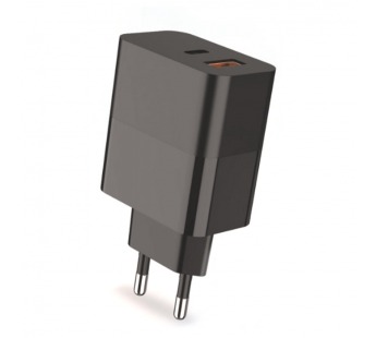 Сетевой адаптер питания DEESPI DE15 USB QC3.0 PD25W (черный)#2165471