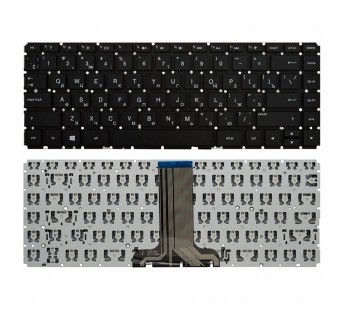 Клавиатура HP Pavilion x360 14-ba черная без подсветки#2165385