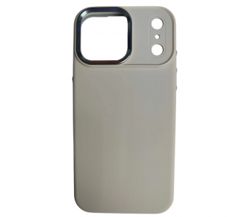 Чехол пластиковый iPhone 17 Pro Max АНТИОТПЕЧАТКИ с MagSafe серый#2166822