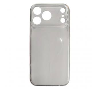 Чехол силиконовый iPhone 17 Pro Max прозрачный Clear Case белый#2166762