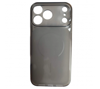 Чехол силиконовый iPhone 17 Pro Max прозрачный Clear Case черный#2166761