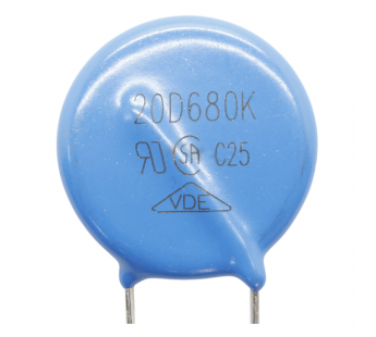 Варисторы NONAME 20D680K Варистор 68В 46Дж#2170839