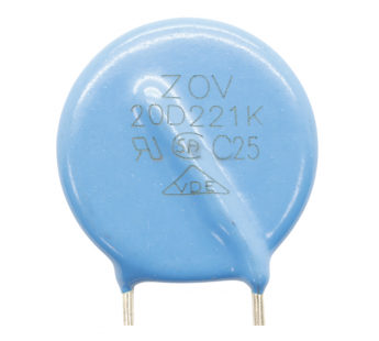 Варисторы ZOV 20D221K Варистор 220В 100Дж#2170906