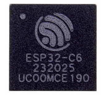 Микроконтроллеры ESPRESSIF ESP32-C6 (QFN-40) Микроконтроллер32-Бит 160MHz 320kB ROM 512kB SRAM#2174152