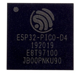 Микроконтроллеры ESPRESSIF ESP32-PICO-D4 (LGA-48)Микроконтроллер 32-Бит 2x240MHz 4MB Flash 448kB ROM 520kB SRAM#2174145