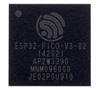 Микроконтроллеры ESPRESSIF ESP32-PICO-V3-02 (LGA-48)Микроконтроллер 32-Бит 2x240MHz 8MB Flash 2MB PSRAM 448kB ROM520kB SRAM#2174144