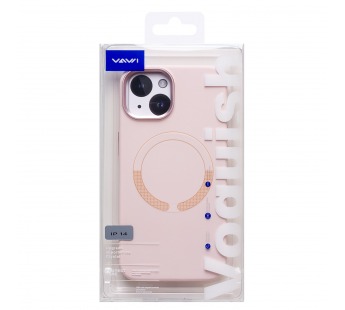 Чехол-накладка - SM040 SafeMag для "Apple iPhone 14" (light pink) (245522)#2168690
