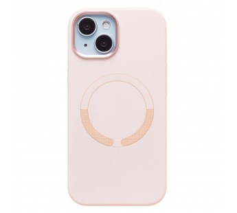 Чехол-накладка - SM040 SafeMag для "Apple iPhone 15" (light pink) (245523)#2169584
