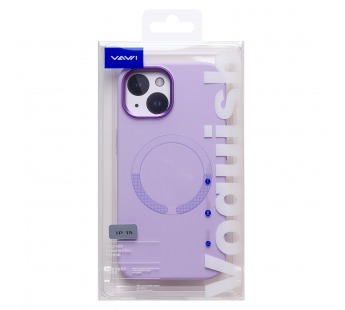 Чехол-накладка - SM040 SafeMag для "Apple iPhone 15" (light violet) (245517)#2168683