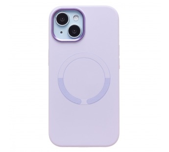 Чехол-накладка - SM040 SafeMag для "Apple iPhone 15" (light violet) (245517)#2169581