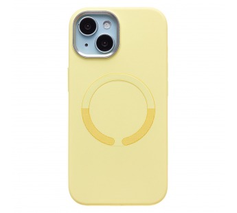 Чехол-накладка - SM040 SafeMag для "Apple iPhone 15" (yellow) (245511)#2169578