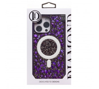 Чехол-накладка - PC098 POSH SHINE SafeMag для "Apple iPhone 16 Pro Max " (purple) (245377)#2168767