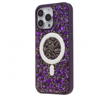 Чехол-накладка - PC098 POSH SHINE SafeMag для "Apple iPhone 16 Pro Max " (purple) (245377)#2169633