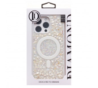 Чехол-накладка - PC098 POSH SHINE SafeMag для "Apple iPhone 16 Pro Max " (white) (245369)#2168766