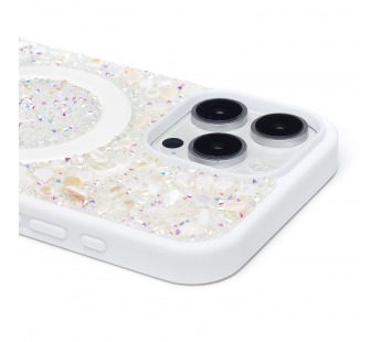 Чехол-накладка - PC098 POSH SHINE SafeMag для "Apple iPhone 16 Pro Max " (white) (245369)#2169631