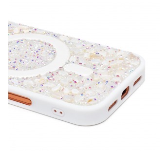 Чехол-накладка - PC098 POSH SHINE SafeMag для "Apple iPhone 17 Pro/18 Pro" (white) (245371)#2169612