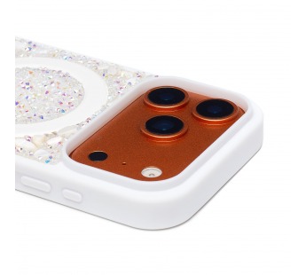 Чехол-накладка - PC098 POSH SHINE SafeMag для "Apple iPhone 17 Pro/18 Pro" (white) (245371)#2169613