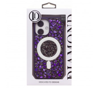 Чехол-накладка - PC098 POSH SHINE SafeMag для "Apple iPhone 17" (purple) (245378)#2168758