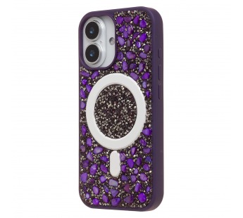 Чехол-накладка - PC098 POSH SHINE SafeMag для "Apple iPhone 17" (purple) (245378)#2169606