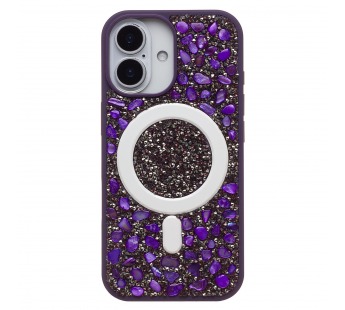Чехол-накладка - PC098 POSH SHINE SafeMag для "Apple iPhone 17" (purple) (245378)#2169607