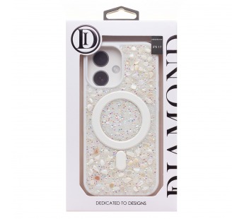 Чехол-накладка - PC098 POSH SHINE SafeMag для "Apple iPhone 17" (white) (245370)#2168757