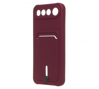 Чехол-накладка - SC304 с картхолдером для "Realme 16 5G" (bordo) (244280)#2168749