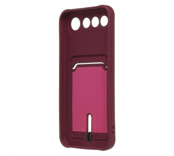 Чехол-накладка - SC304 с картхолдером для "Realme 16 5G" (bordo) (244280)#2168748
