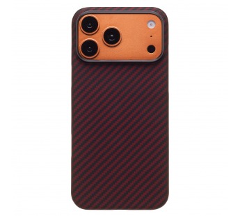 Чехол-накладка Cellis SM009 POSH KEVLAR SafeMag для "Apple iPhone 17 Pro Max" (red) (245476)#2169604