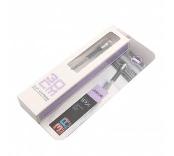 ASPOR USB для iPhone 7/iPhone 6/iPhone 5/iPad4/iPad Mini/iPod Nano,Fast Charging 3А (A163) ASPOR (0,3м) (серебро)#2167440