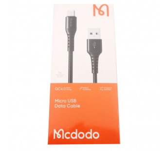 Кабель USB - micro USB, Data Cable, QC4,0, 3A, 1m, (черный) (CA-2281)Mcdodo#2167420