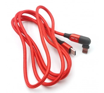 Кабель Type-C - Lightning (красный) 20W (1,2м) HOCO U100#2167413