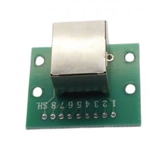 Разъемы сетевые NONAME Розетка RJ-45 8P8C на плате 9pin шаг2,54мм#2177311