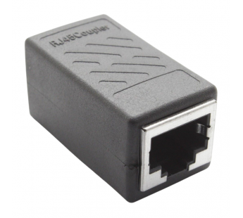 Разъемы сетевые Проходной адаптер RJ-45 (черный)#2177327