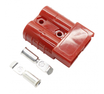 Разъемы питания DC NONAME SY-50 Разъем питания силовой 50А 600В16-6AWG (1,31-13,3 кв.мм) [Anderson SB50], красный#2176291
