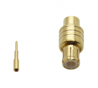Разъемы высокочастотные NONAME MCX-J-B2 Gold Штекер MCX подпайку кабеля RG405/SF086/SFT50-2#2175045