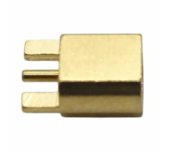 Разъемы высокочастотные NONAME MCX-KE 6.5 Gold Гнездо MCX подпайку к печатной плате горизонтально SMD 6,5мм#2175036