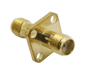Разъемы высокочастотные NONAME SMA-KKF 12.5x12.5 GoldПереходник гнездо SMA на гнездо SMA#2175281