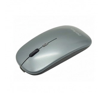 Мышь Perfeo беспров., "LUX", 4 кн, подкл 2.4G+BT, аккум 500mAh, type-C, подсв, 1600DPI, серебр#2169971