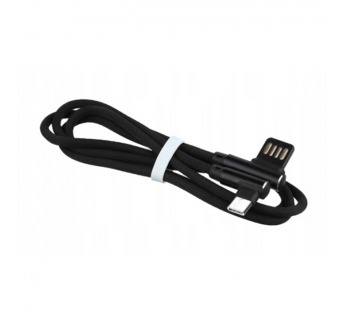 Кабель USB - micro USB 1м (ткань), черный TG#2169729