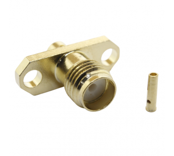 Разъемы высокочастотные NONAME SMA-KF-B2 5.6x16 Gold ГнездоSMA на блок под пайку кабеля RG405/SF086/SFT50-2#2175838