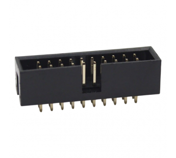 Разъемы штыревые и гнезда CONNFLY DS1013-20S [2*10P] (Черный)Вилка на плату 20 конт. шаг 2,54мм#2177603