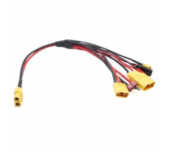 Разъемы питания DC AMASS Разветвитель разъем XT60-F на разъемыXT90-M/XT60-M/XT30-M/Deans-M/Futaba J-M/RCY SYR-02M#2176264