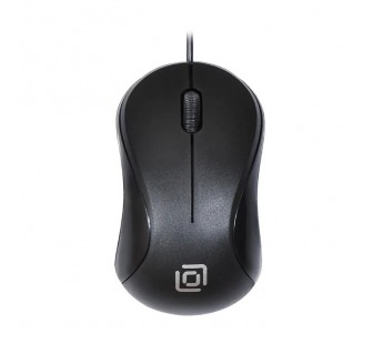 Мышь проводная Oklick 115S (1200dpi), USB(3but), черный (1/20)#2170231