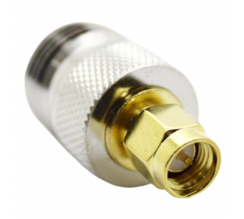 Разъемы высокочастотные Ruichi SMA/N-JK Gold/Silver Переходникштекер SMA на гнездо N#2175745