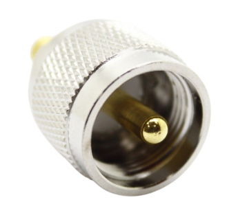 Разъемы высокочастотные Ruichi SMA/UHF-KJ Gold/Silver Переходникгнездо SMA на штекер UHF#2175742